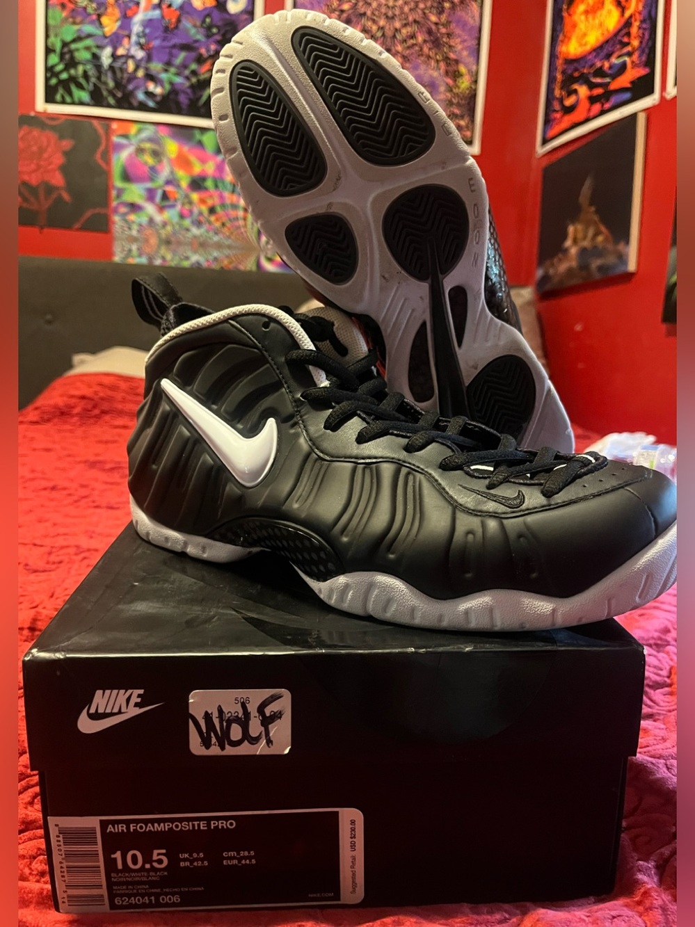 Nike Foamposite Pro Dr. Doom Size 10.5M